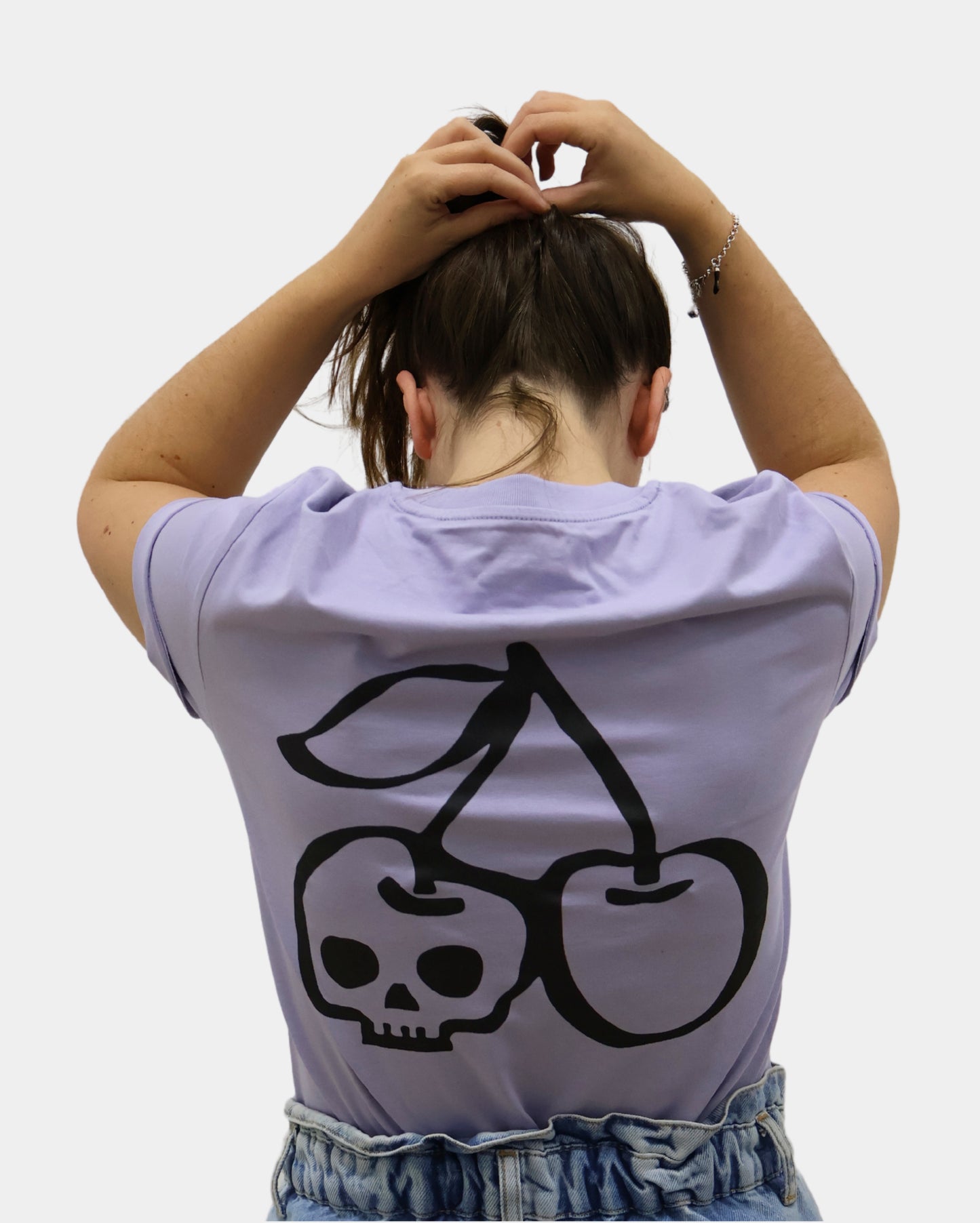 Camiseta calavera Lavanda
