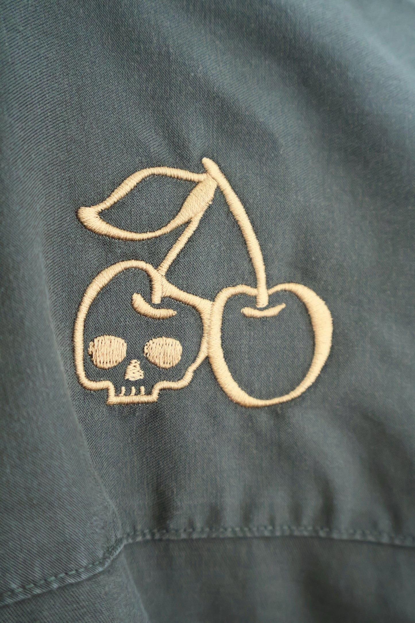 Camisa Oversized Indiana Chica Organic Khaki - Cherrycalavera
