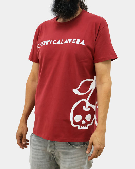 Camiseta calavera terracota