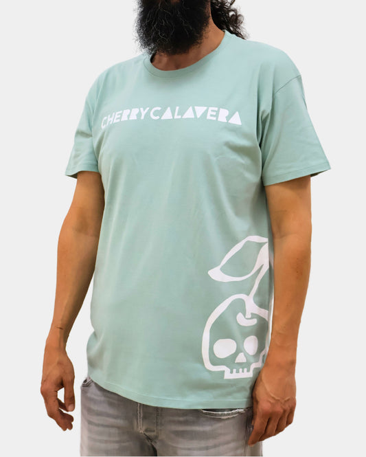 Camiseta Cherrycalavera Creative Sage frontal. Ropa sostenible