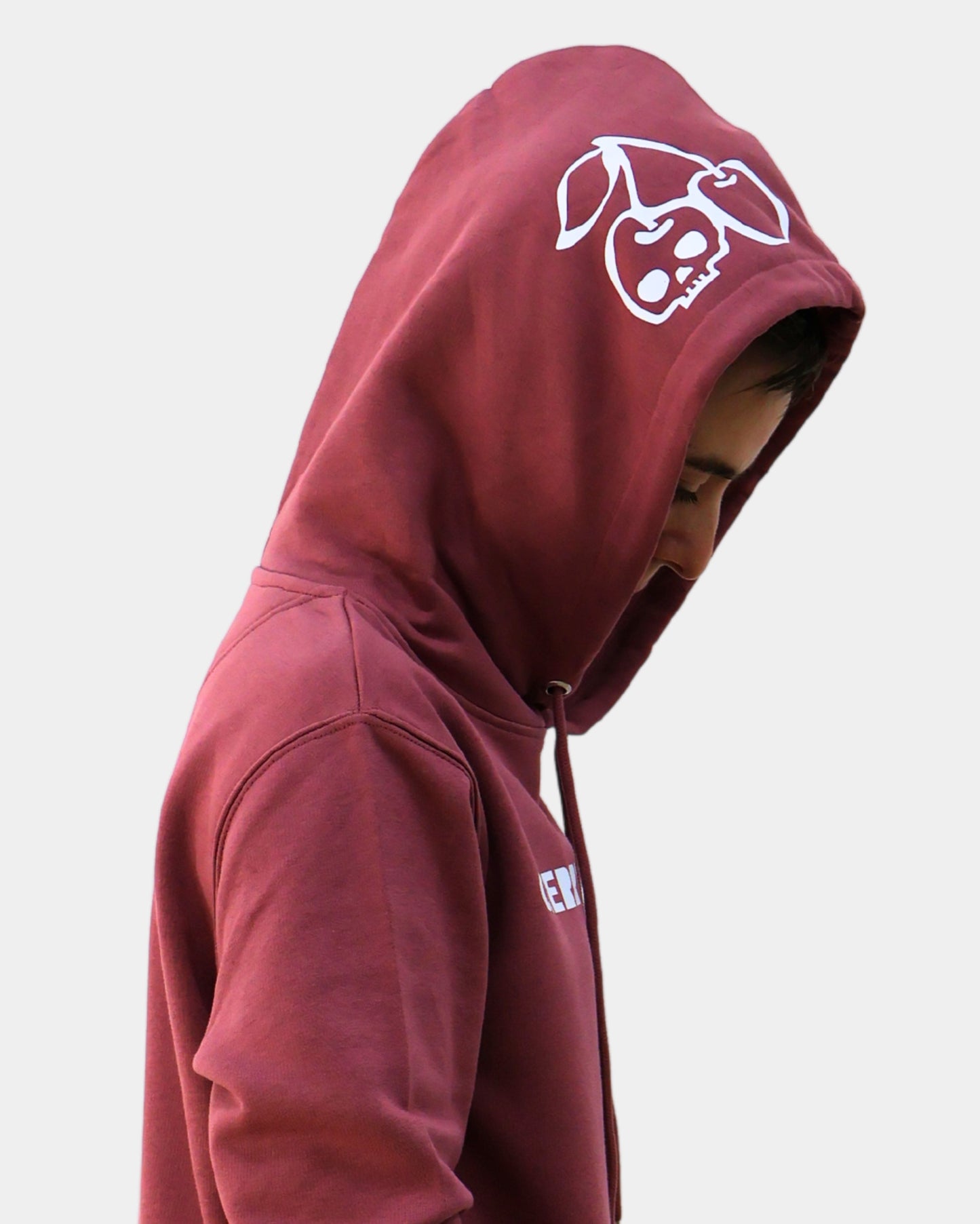 Sudadera Vestido Cherrycalavera Street Hibiscus detalle logo en el gorro