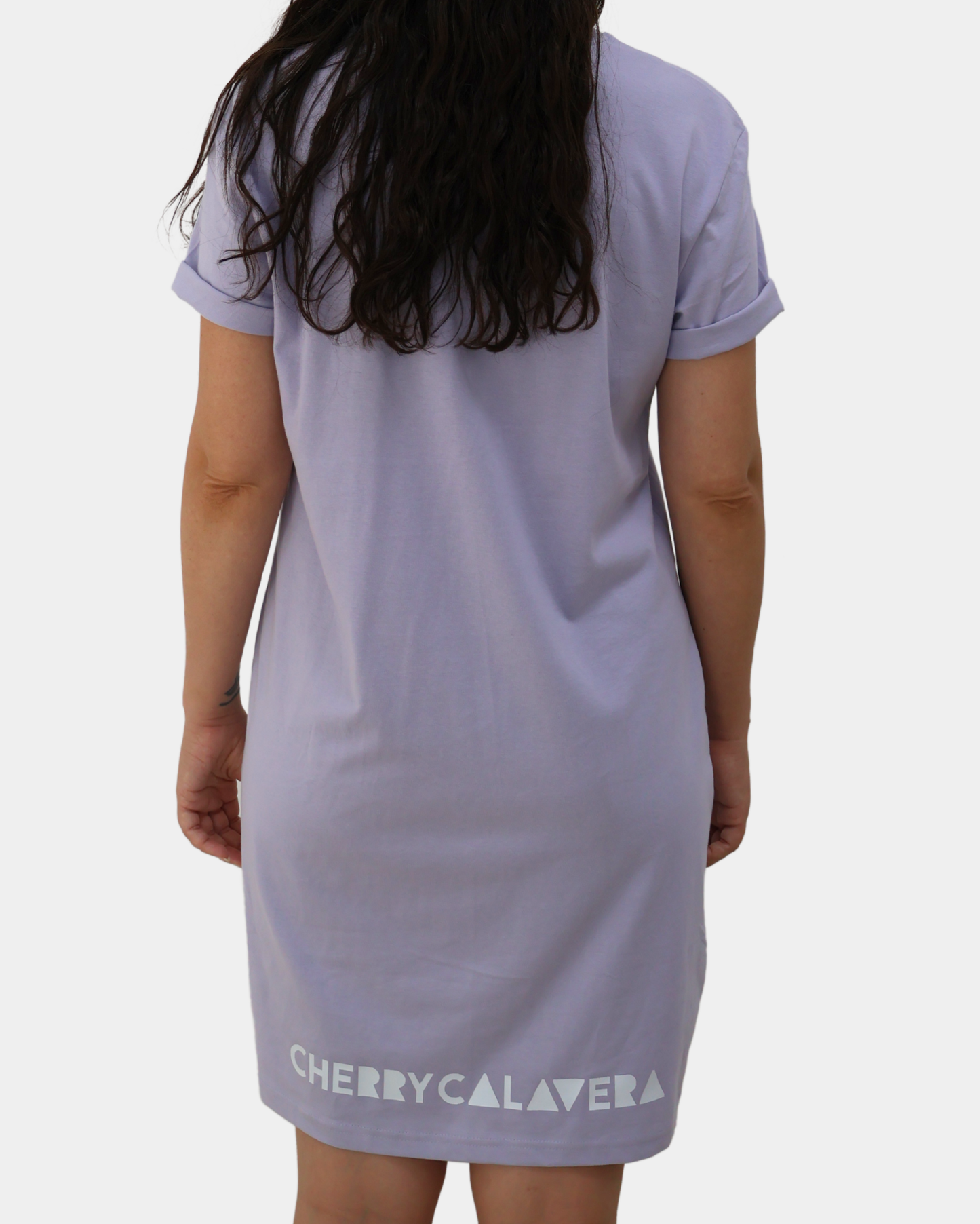 Cherrycalavera vestido camiseta 100% algodón orgánico